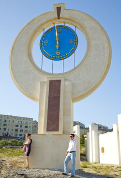 Clock feature in Azerbaijan