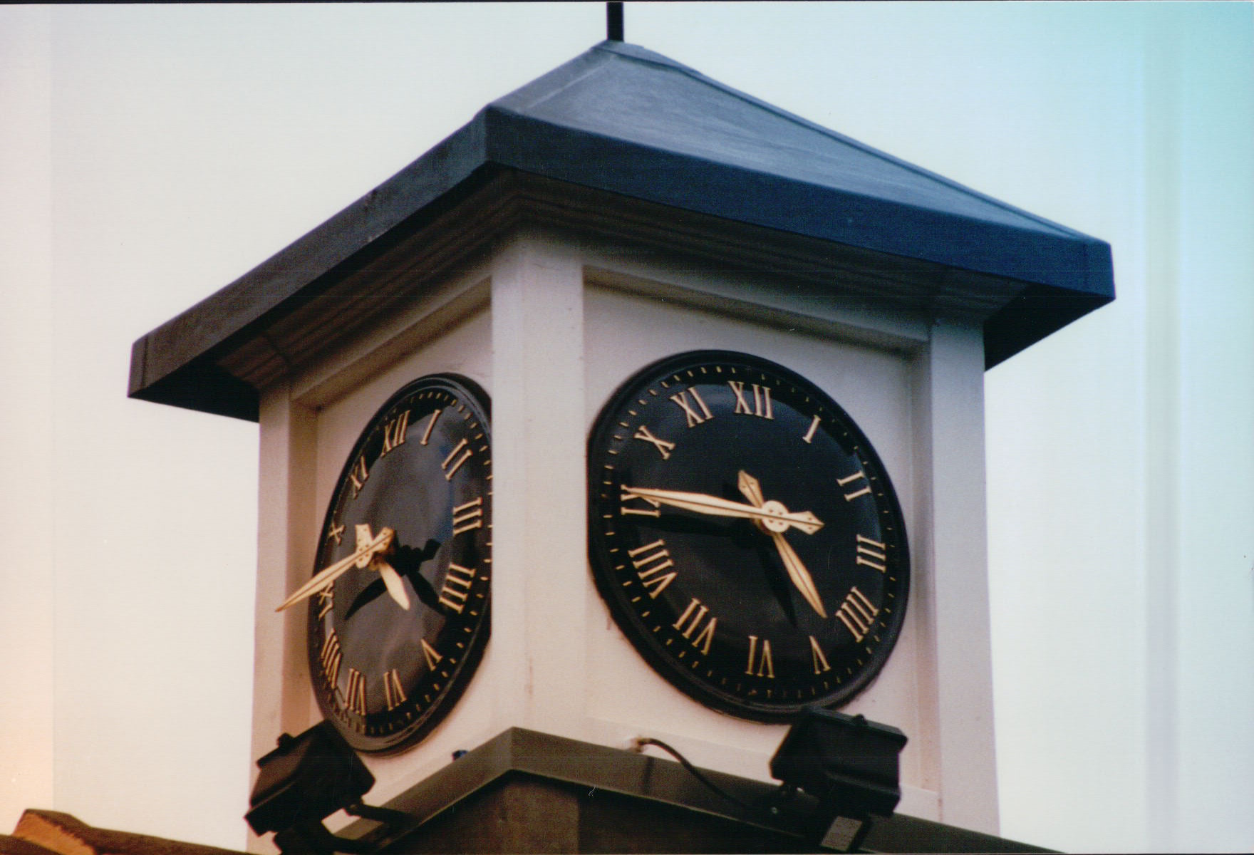 Large External Clock Tower