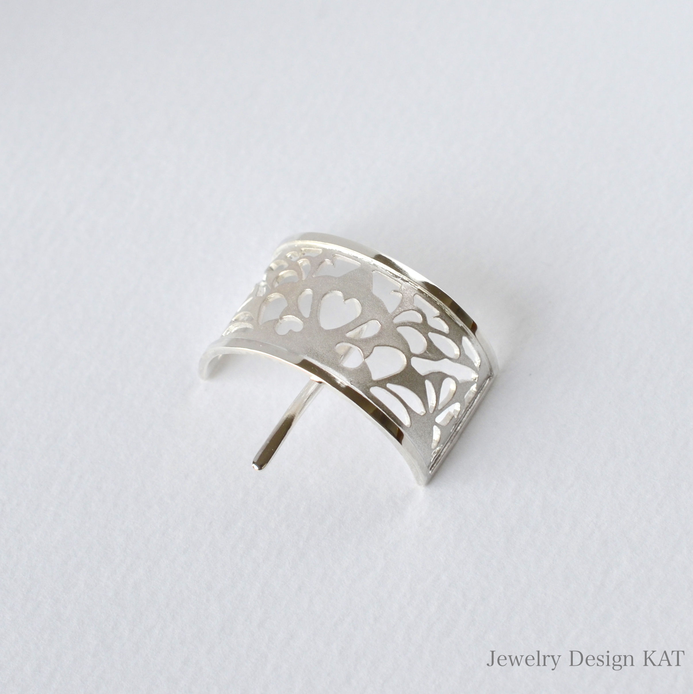 和柄格子のポニーフック(Mサイズ)