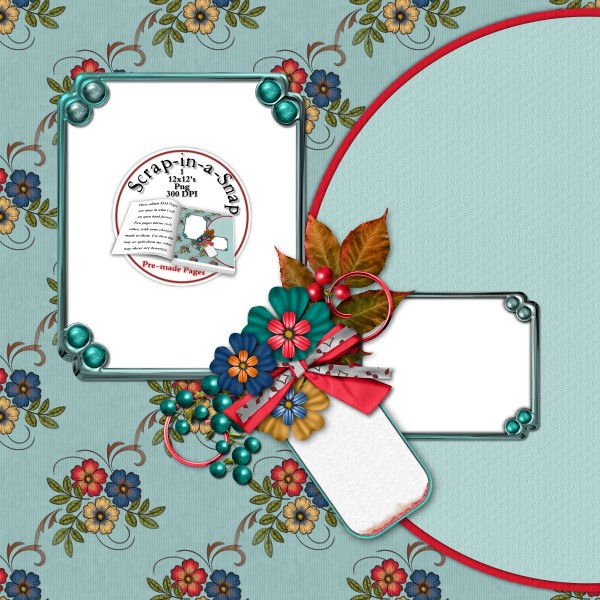 Thumbnail: Enchanted Autumn Bundle Digital Scrapbooking Kit