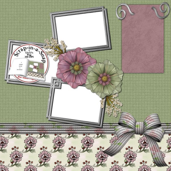 Thumbnail: Two for Tea Digital Scrapbooking Kit