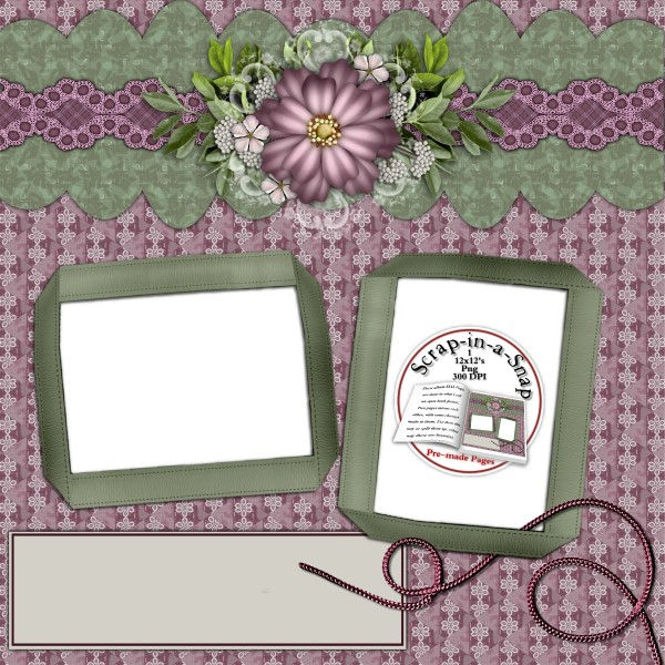 Thumbnail: Elegance SIAS Album 3 Digital Scrapbooking