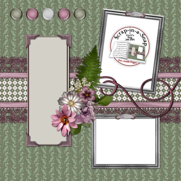 Thumbnail: Elegance SIAS Album 2 Digital Scrapbooking