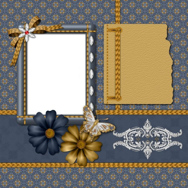 Thumbnail: Denim Jamboree SIAS Album 1 Digital Scrapbooking