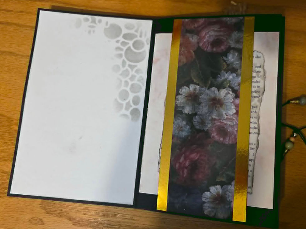 Thumbnail: Black Floral Junk Journal