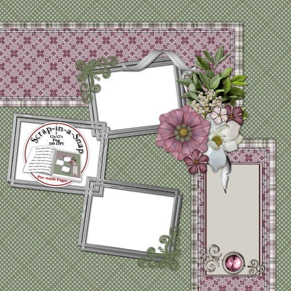 Thumbnail: Elegance SIAS Album 2 Digital Scrapbooking