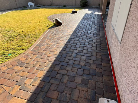 Phoenix pavers patio extension