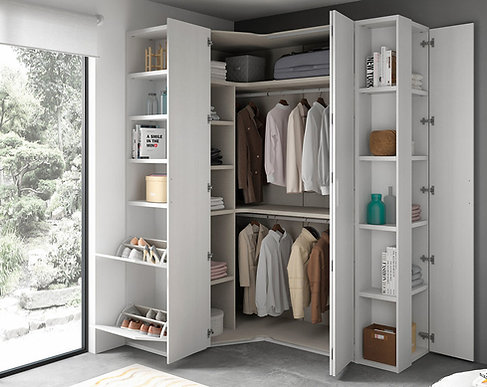 Armario dormitorio esquina