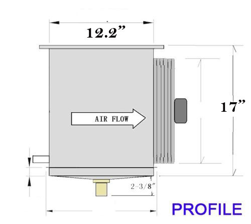 Thumbnail: Four Blowers 35,000 BTU 208-230V (Model: EVWEL350