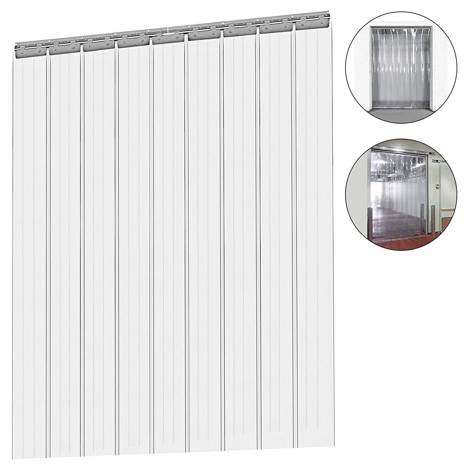 Plastic PVC Curtain Strips Kit for Warehouse, Walk in Cooler