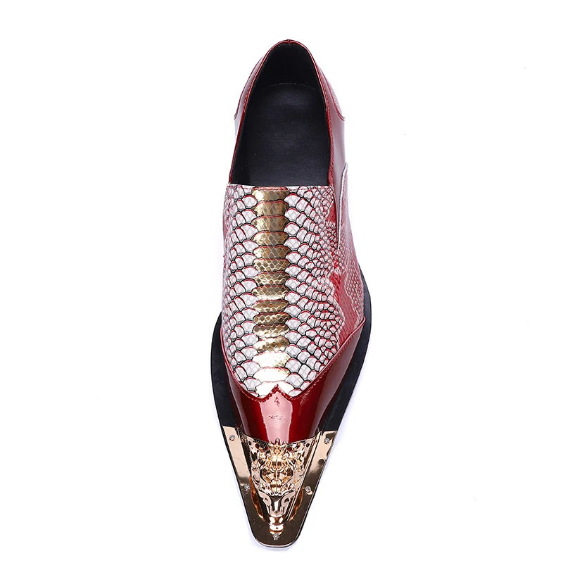 Thumbnail: Mens Handmade Leather Dress Shoes Pointed Toe Formal Luxury Classic Footwear