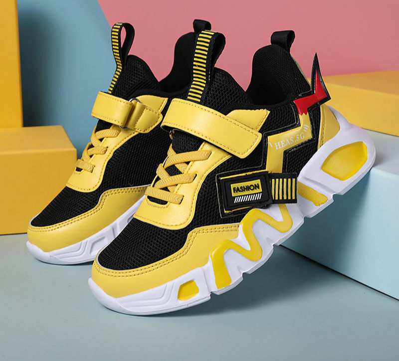 Thumbnail: Kids Cartoon Mesh Sneakers Lightweight Breathable Sport Shoes for Boys