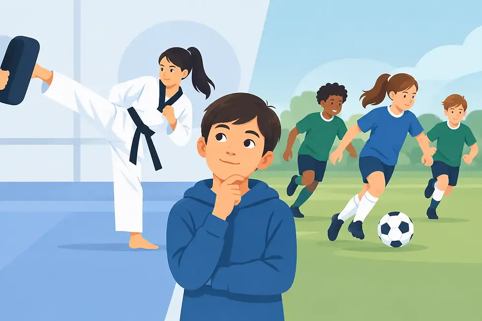 Taekwondo Versus Team Sports for Your Child