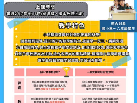 國小部數學課程簡介,歡迎洽詢