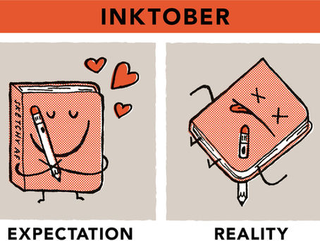 Inktober Drop Out