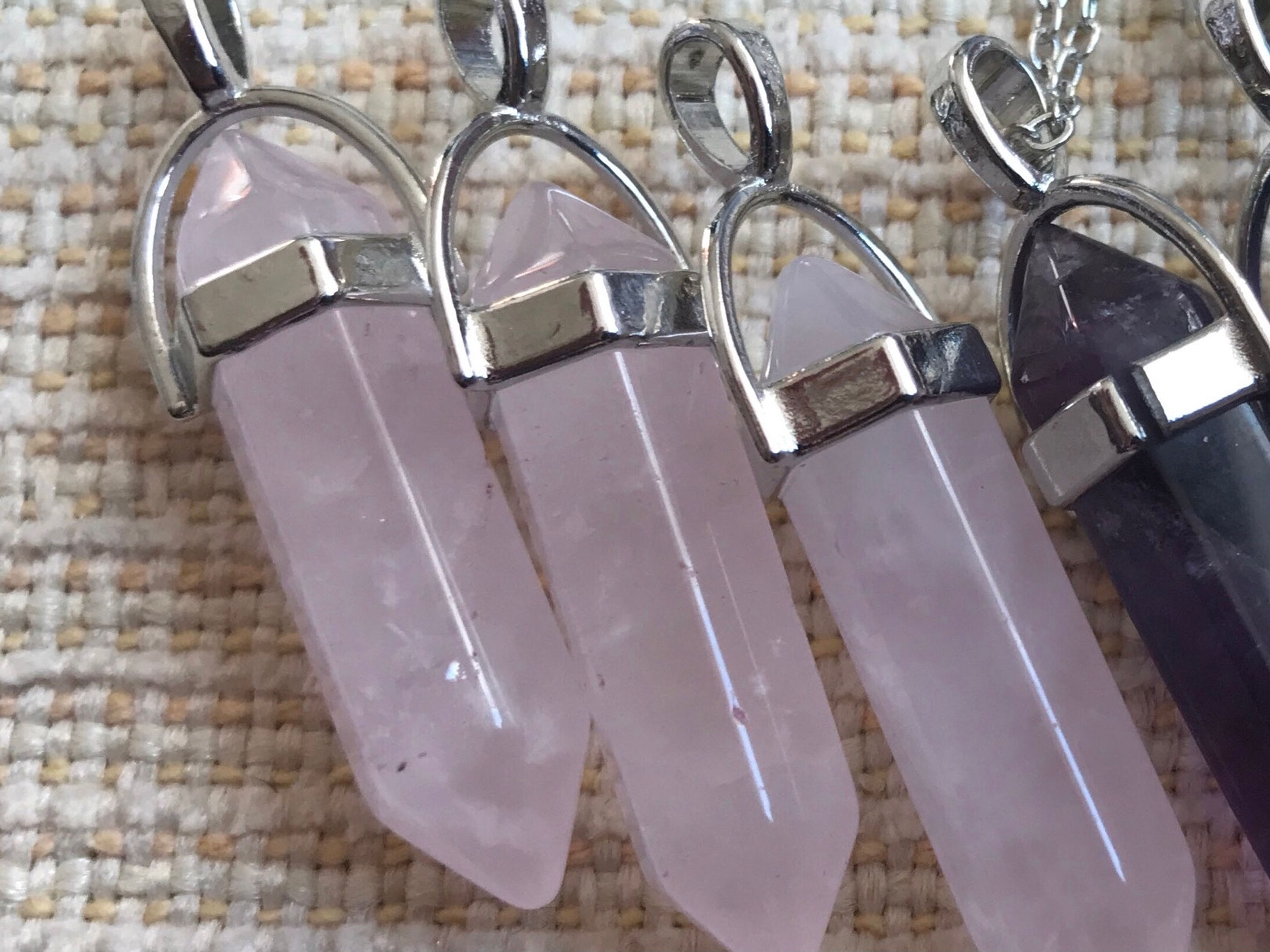 Kalem sarkaçlar (pembe kuvars)