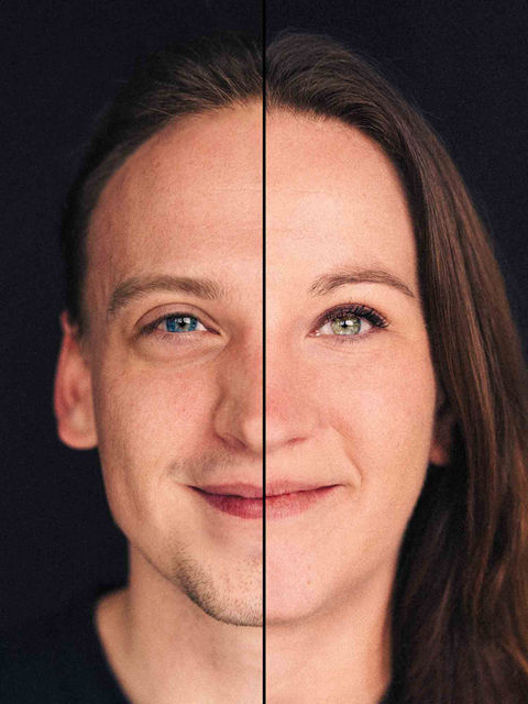 2 in 1 portret