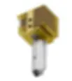Upgraded BambuLab A1/A1Mini Hardened Steel 0.2mm Hotend Kit Brass Radiator