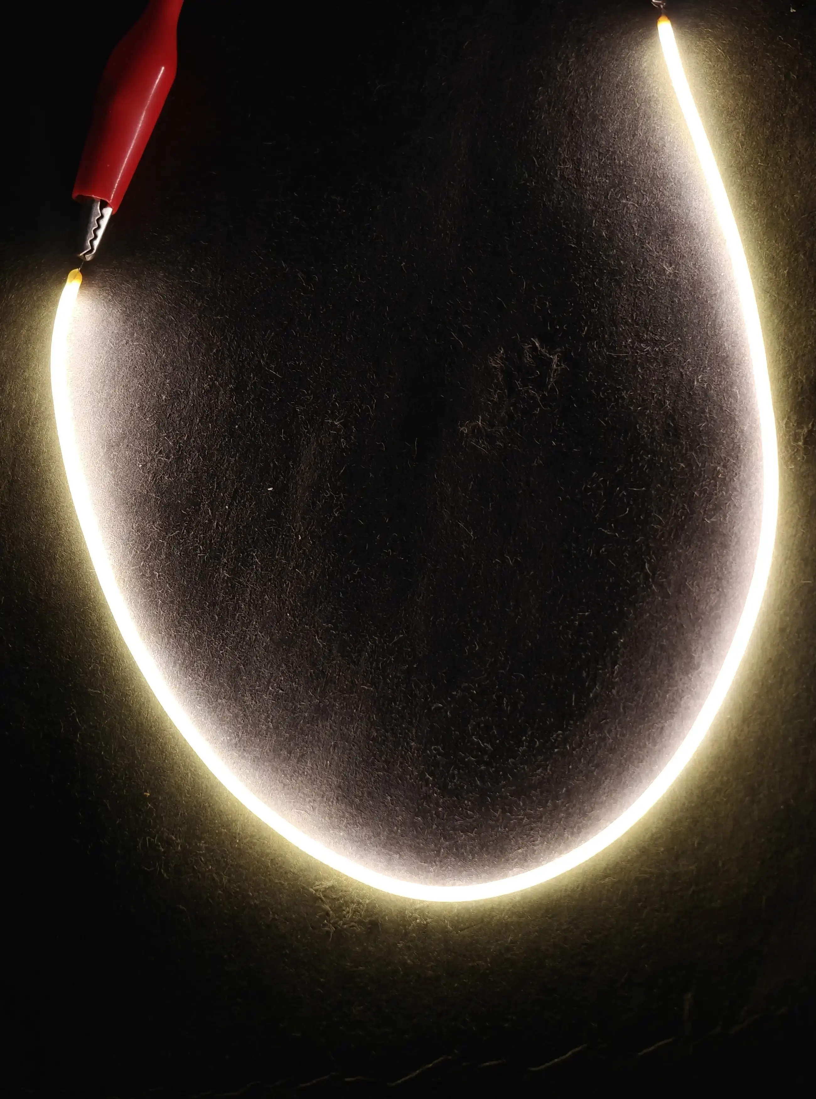 Autables 2200K Warmwhite Flexible LED Filament Light–1.8mm Dia 12V 300mm opp end