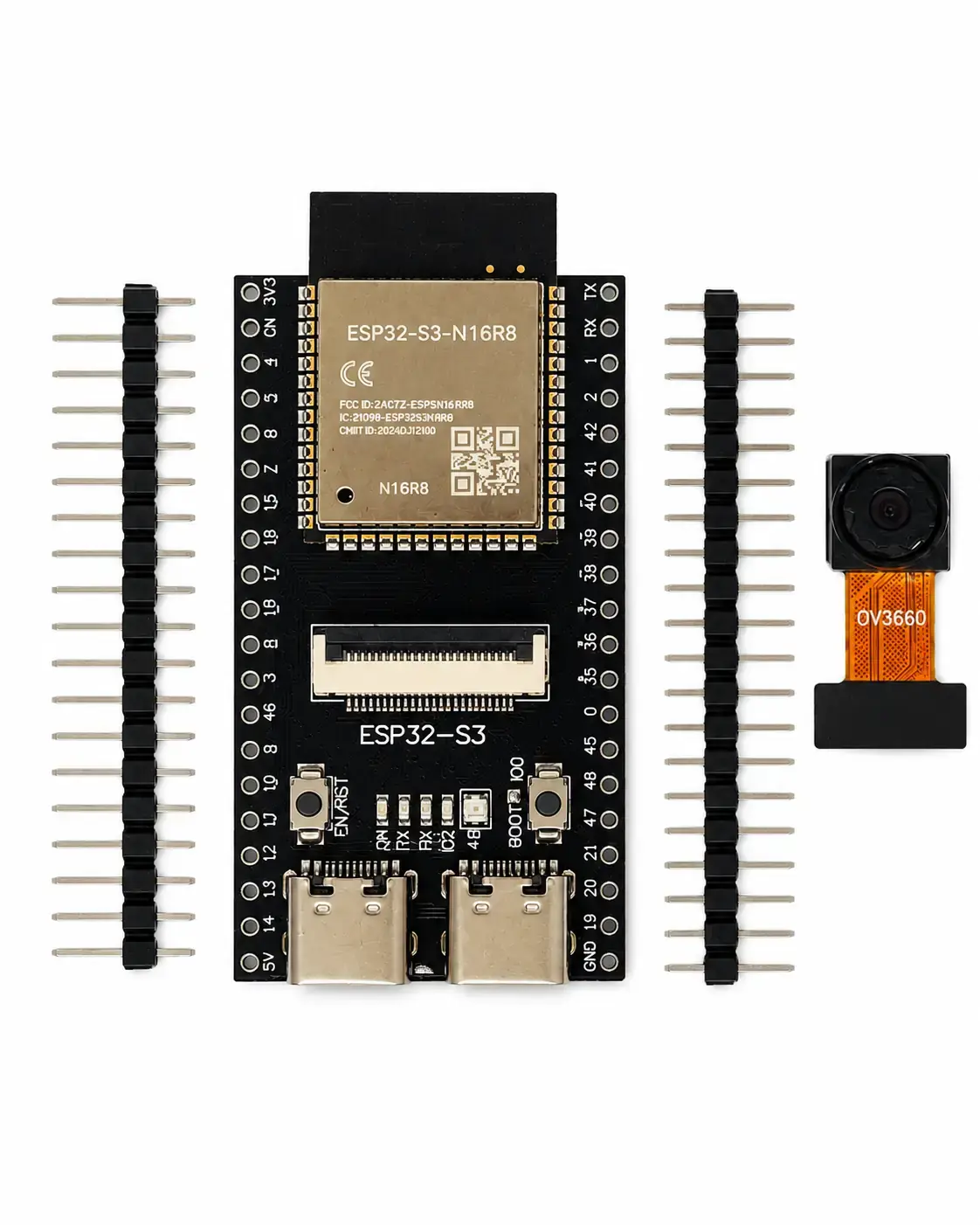 ESP32-S3 N16R8 CAM Development Board WiFi+Bluetooth OV3660 TYPE-C ARDUINO