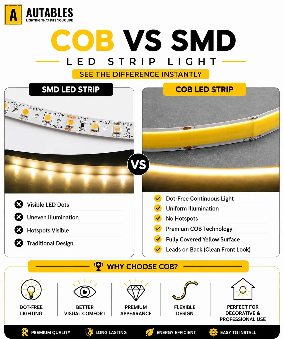 Thumbnail: 4000K COB LED Strip Light 1 Meter, 960 LEDs/M, 20mm Ultra Narrow