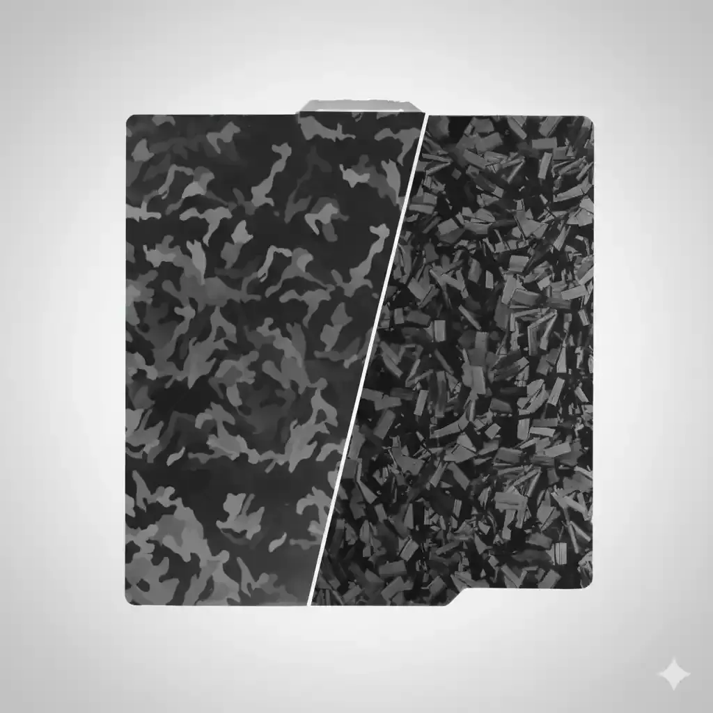 Natural Camouflage-Crystal Camouflage Build Plate For BambuLab A1/X1/X1C/P1S/P1P