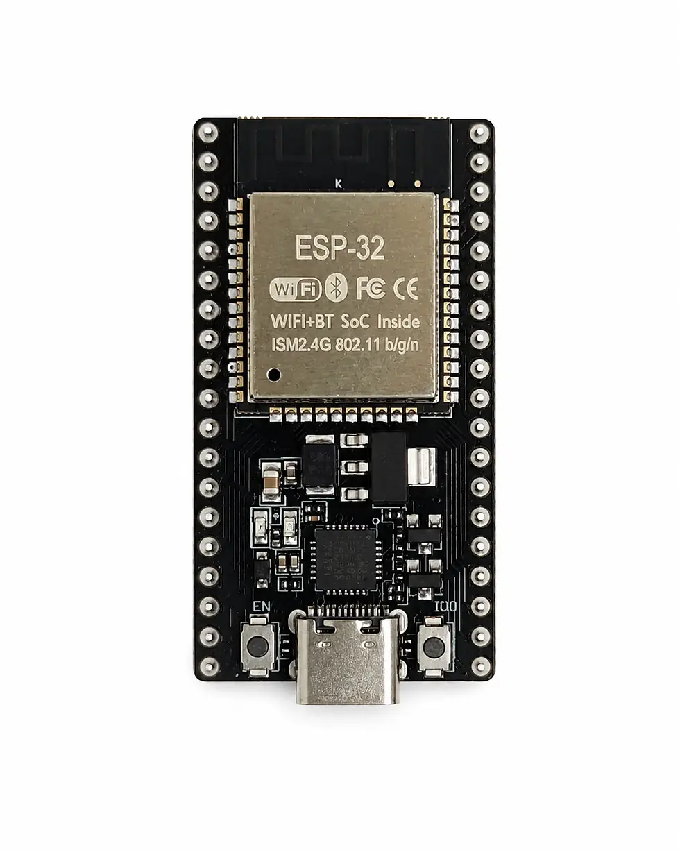 ESP32-WROOM-32 38 Pin USB Type-C CP2102 | Wi-Fi & Bluetooth | Arduino Compatible