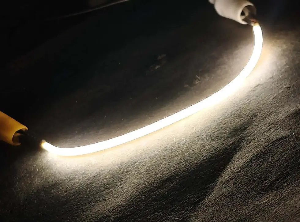 2200K Warm white Flexible LED Filament Light – 1.8mm Dia 24V 178mm length