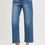 Thumbnail: RISEN High Rise Crop Straight Jeans