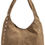 Thumbnail: Fame Faux Suede Studded Trim Hobo Bag