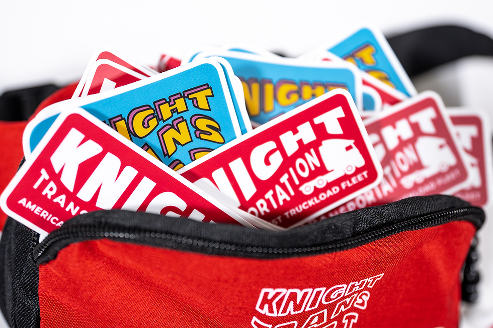Thumbnail: Red Wavy Knight Sticker