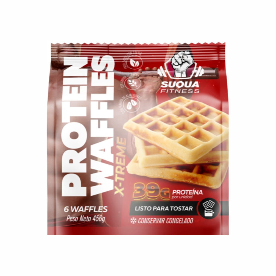 Waffles proteicos de avena KETO XTREME - Suqua 6u.