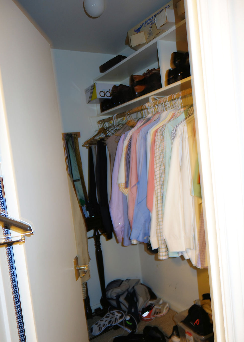 Before- His Closet