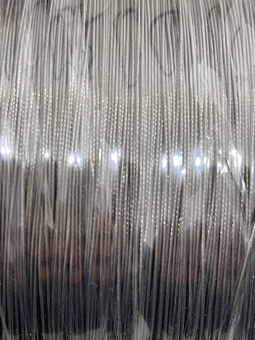 Miniatura: Cabo de aço inox 140Lbs revestido com nylon - 500Mts