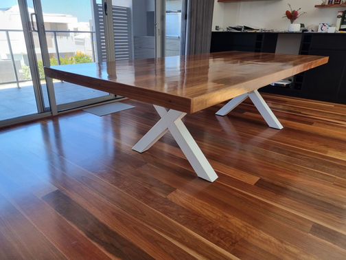 Rustic wooden table indoor
