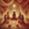 DALL·E 2025-02-11 18.18.46 - A spiritual and feminine-themed image in rich red, ochre, and