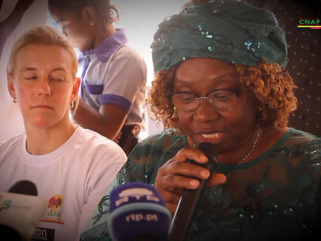 DISCURSO DA MINISTRA DA MULLER,  FAMÍLIA E SOLIDARIEDADE SOCIAL,  MARIA INÁCIA MENDES CÓ SANHA