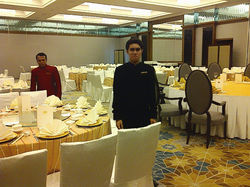 Function lunch set-up. BQT.