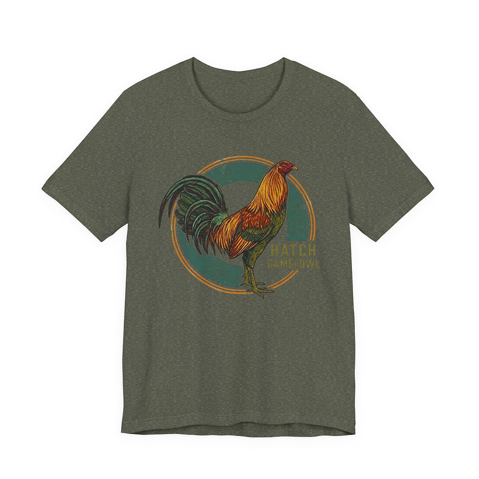 Thumbnail: Retro Hatch Gamefowl Gallos Rooster Tee Shirt