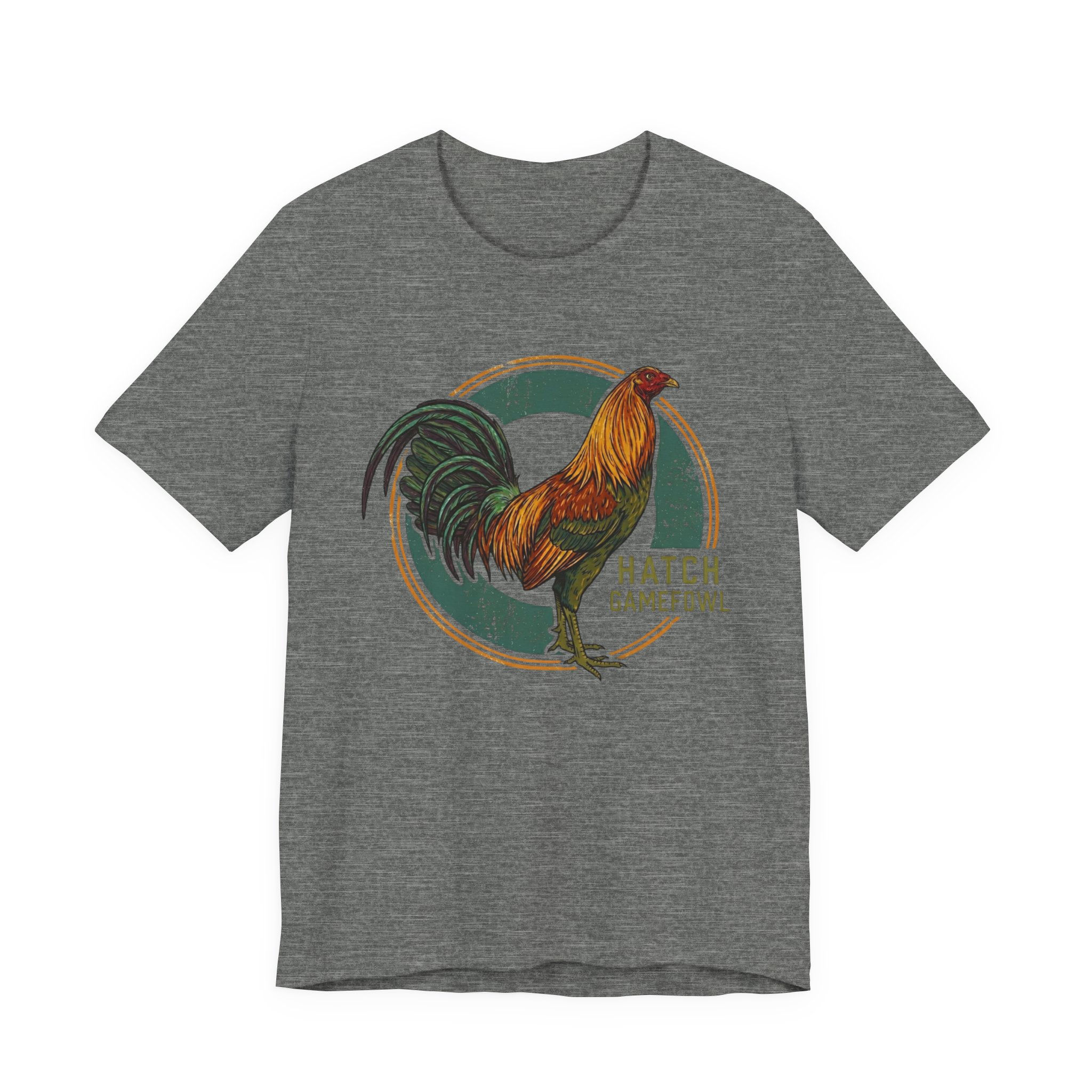 Retro Hatch Gamefowl Gallos Rooster Tee Shirt