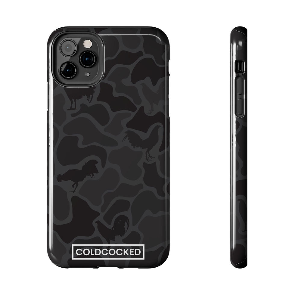 Thumbnail: Cold Cocked Blackout Camo Gamefowl Gallos Phone Case
