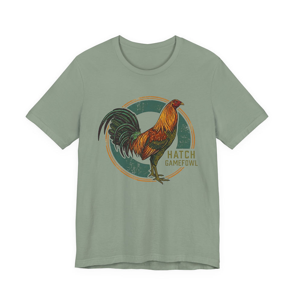 Thumbnail: Retro Hatch Gamefowl Gallos Rooster Tee Shirt