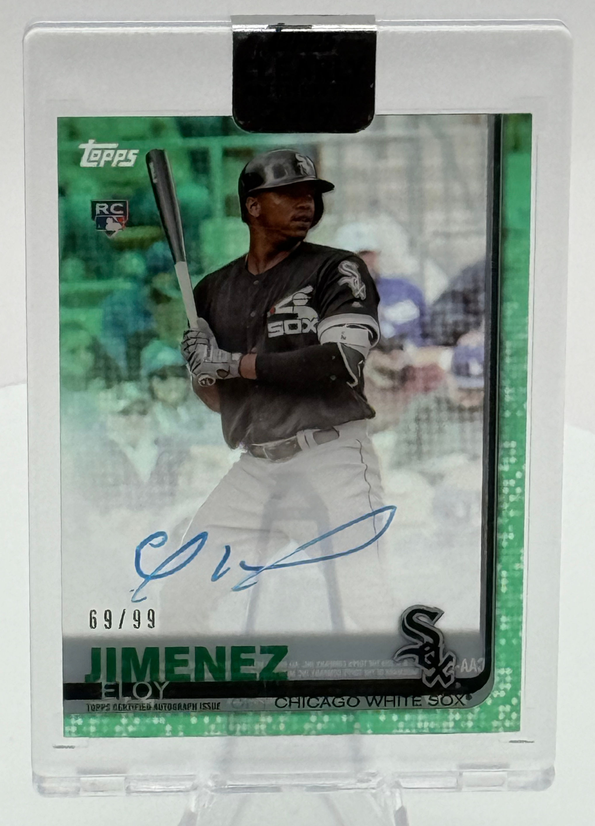 Eloy Jimenez (2019) - Topps Clearly Authentic #CAA-EJ - Rookie Autograph - Front View