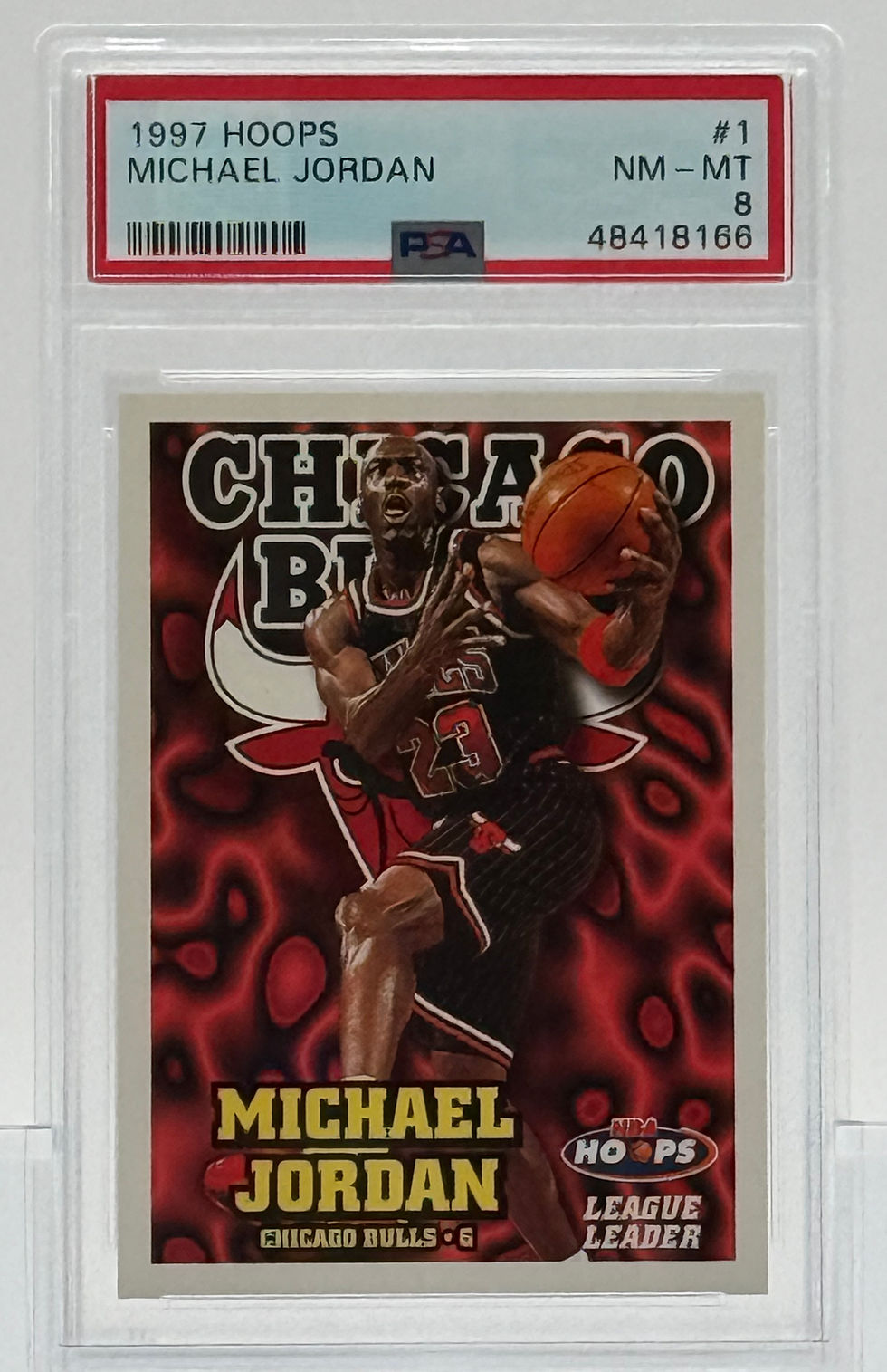 Michael Jordan (1997) โ Hoops #1 โ Chicago Bulls - Front View