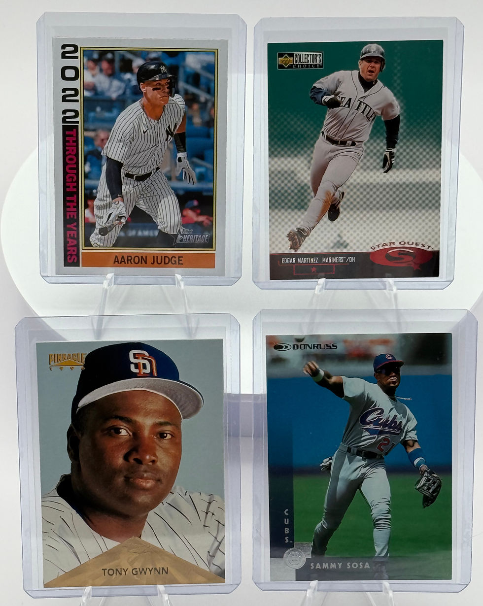 Baseball Trading Cards (Various Card Lot)