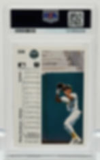 Rickey Henderson (1990) - Upper Deck #334 - Oakland Athletics - Back View