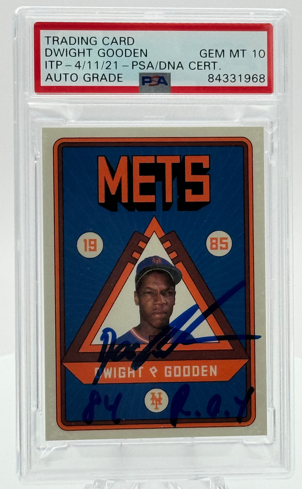 Dwight Gooden Autograph - Topps Project 2020 #108 - Card by Artist 🎨 Grotesk - Front View