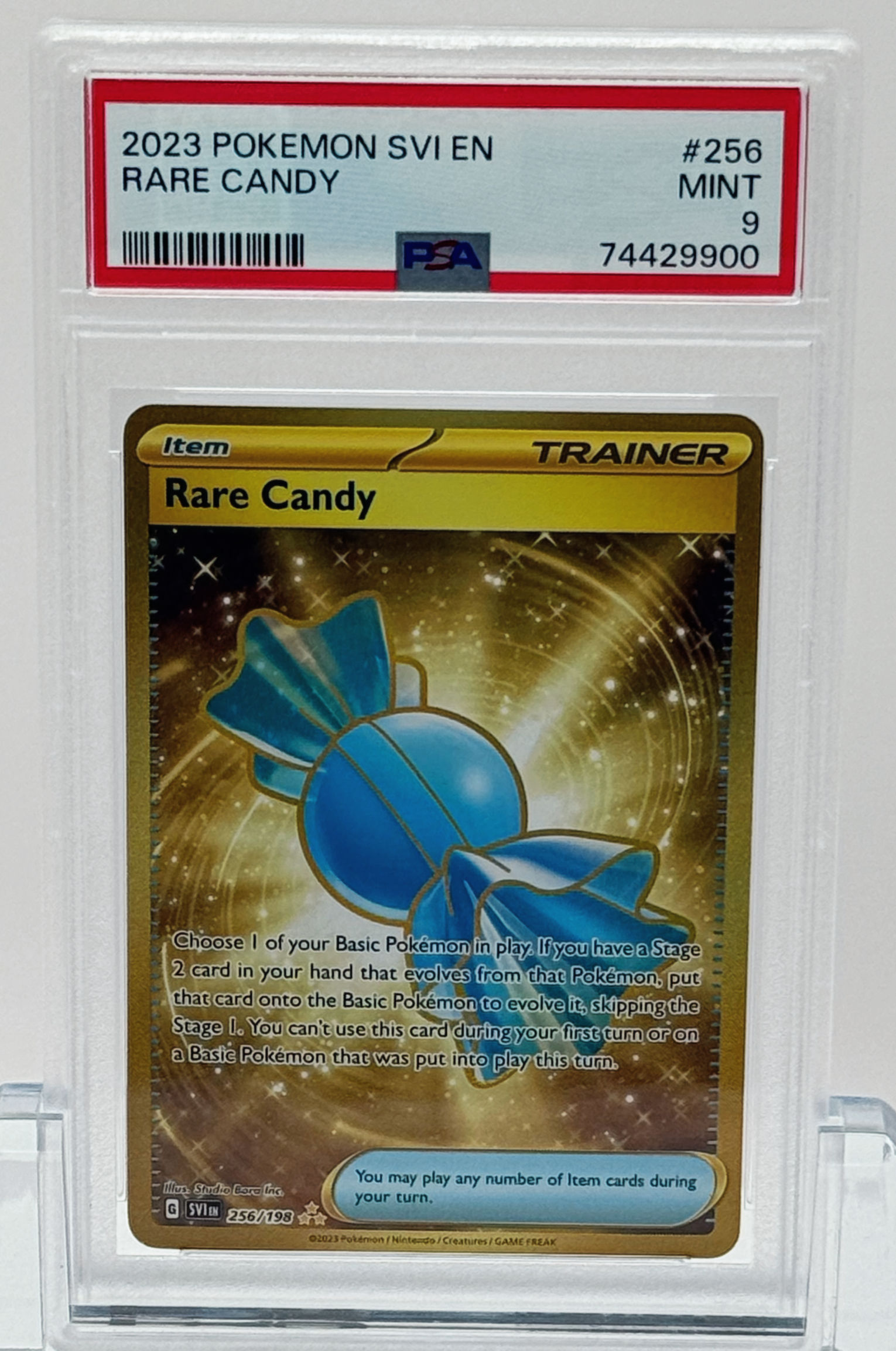 Rare Candy - Pokémon (2023) Scarlet & Violet #256 - Secret Hyper Rare - Front View