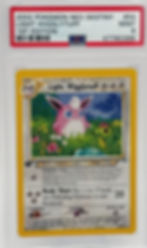Light Wigglytuff (2002) Pokémon NEO Destiny #54 1st Edition Standard Front View