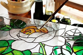 Pintura del vitral